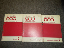 1979 80 1981 Saab 900 Brakes Specs Suspension Wheels Service Manual 3 Volume SET - £39.48 GBP