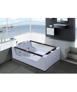 Whirlpool bathtub hydrotherapy Hot tub 2 persons 70.8&quot; Double pump Mod. ... - $5,412.11 CAD