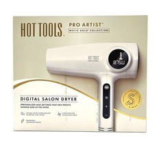 Hot Tools Pro Artist Digital Salon Dryer-White Gold Collection - £72.14 GBP