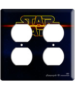NEW STAR WARS LOGO EMBLEM SIGN OUTLET COVER WALL PLATE - $31.54 CAD