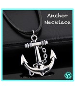 Anchor Charm Necklace - Donating Profits to Save Injured Sea Turtles  - £7.84 GBP