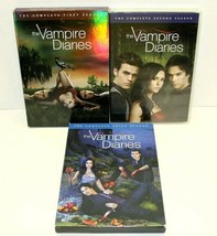 The Vampire Diaries Complete First, Second &amp; Third Season DVD Set Horror 2011 - £17.25 GBP