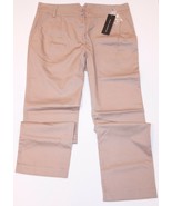 FRENCH CONNECTION Pants SOUND OF SPRING Narrow TROUSERS Beige Crumble 10... - $64.32