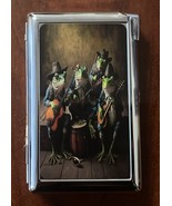 Cool Redneck Frog Band Cig  Joint Storage Case W/Built in Butane Lighter - $51.46 CAD