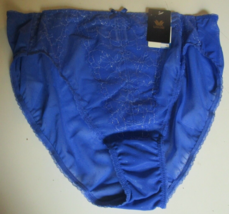 1 Wacoal Retro Chic Hi Cut Brief Size X-Large Blue (469) Style 841186 - £20.08 GBP