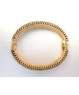 DESIGNER Gold Plated Beaded Clamper Bracelet - €25,90 EUR
