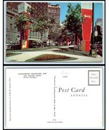 MICHIGAN Postcard - Detroit, The Statler Hotel &amp; Washington Boulevard M38 - $2.84