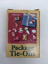 Holiday Package Tie Ons - Set of 12 Figural Tie Ons - £9.44 GBP