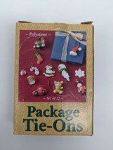 Holiday Package Tie Ons - Set of 12 Figural Tie Ons - £8.97 GBP