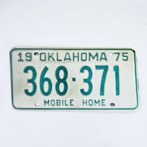 1975 United States Oklahoma Base Mobile Home License Plate 368-371 - £14.79 GBP