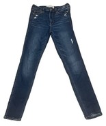 Abercrombie &amp; Fitch  Sz 8 Jeans Super Skinny High Rise Dark Wash EXCELLE... - $18.76