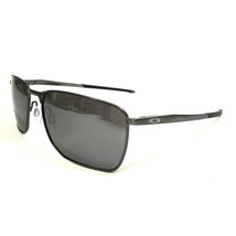 Oakley Sunglasses OO4142-0358 EJECTOR Gunmetal Square Frames with Black Lenses - $111.98