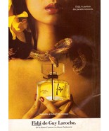 1982 Guy Laroche Fidgi Perfume Fragrance Sexy Snake Nude Print Vintage A... - £4.46 GBP