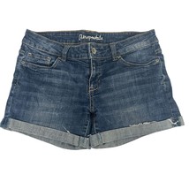 Aeropostale Womens Boyfriend Denim Size 8 Shorts Distressed Cuffed Hem - $19.32