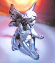 Haunted Fairy Spontaneous Fortune Luck Magick Pewter Crystal Witch Cassia4 - £45.42 GBP