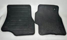 Front Pair of 2015-2020 Ford F-150 All Weather Rubber Floor Mats Black OEM - $74.20