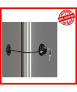 Strong Adhesive Refrigerator Lock with Compact Design and 2 Keys - Easy ... - $24.46 CAD