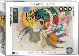 Fine Art Collection ~ CURVE ~ Wassily Kandinsky ~ 1000 Piece Eurographic... - $30.00