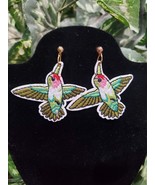 Women&#39;s Multicolor Bird&#39;s Shape Stylish Partywear Stylish Fabric Earring... - $24.70 CAD