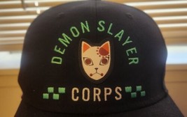 Demon Slayer Corps  Snapback Hat Black Manga - $17.82