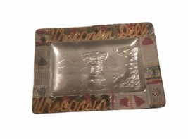 Wisconsin Dells Vintage Metal Ashtray Made In Japan - £10.37 GBP