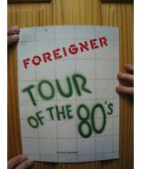 Foreigner Concert Tour Livre De The 80&#39;s Non A Affiche CD T-Shirt - €77,21 EUR