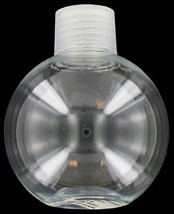 Ball Shaped Crystal Clear PLASTIC BOTTLE Jar 5oz w cap rOund Shatterproo... - $342.56 MXN