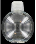 Ball Shaped Crystal Clear PLASTIC BOTTLE Jar 5oz w cap rOund Shatterproo... - $26.11 CAD