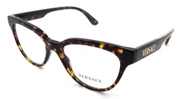 Versace Eyeglasses Frames VE 3315 108 52-18-145 Havana Made in Italy - £87.42 GBP