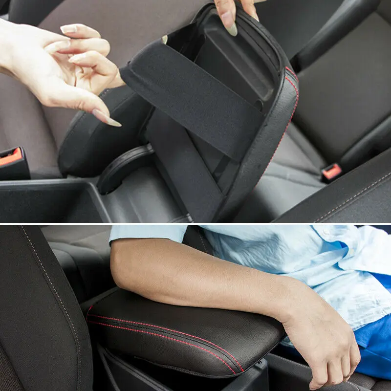 Microfiber Leather Armrest Box Cover Car Accessories For Golf 7 MK7 2013-2017 - £13.28 GBP