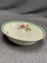 Beautiful Vintage Moss Rose Vegetable 6” Serving Bowl - £6.66 GBP