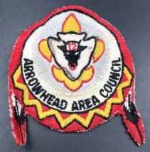 Boy Scouts BSA Arrowhead Area Council CA Indian Drum Patch 3&quot; x 3.5&quot; - £9.39 GBP