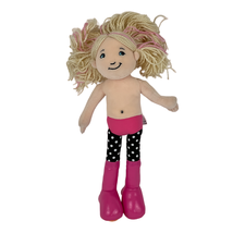 Manhattan Toy Company Plush Doll Groovy Girl Andie Blond Yarn Hair Soft Toy 13&quot; - £9.04 GBP