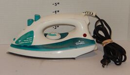 Rival Plug-In Electric Steam and Dry Iron Model IR600 White &amp; Teal Teste... - $14.80