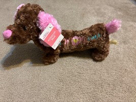 NWT Dachshund Dog Plush Best Mom Ever Weiner Dog Way To Celebrate - £11.15 GBP