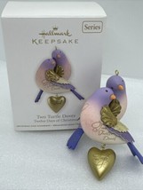 Hallmark Keepsake 2012 Two Turtle Doves 12 Days Of Christmas Series #2 Ornament - £9.55 GBP