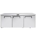 ATOSA MGF8404GR 72&quot; 3 Door Undercounter Refrigerator Cooler Casters Free... - $3,119.00