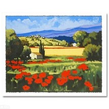 Joanny &quot;Summer Poppies&quot; Limited Edition Giclee on Canvas, W/COA - £178.32 GBP
