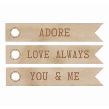 Wood Flourishes Word Flags Adore - $19.32