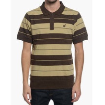 The Hundreds Mens Carlitos Short Sleeves Polo T-Shirt Color Brown Size Small - £35.02 GBP