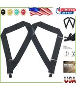 Durable Men&#39;s Utility Suspenders with Debossed Leather Patch - One Size - $1,290.26 MXN