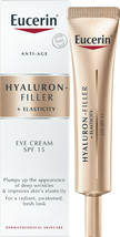 Eucerin Hyaluron-Filler + Elasticity Eye SPF 15 anti-age eye cream 15ml - £27.19 GBP