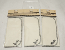 NEW (Lot of 3) Tandy Leather 2943-00 Heavy Duty Buffing Cloth 17x9.5&quot; - $15.79