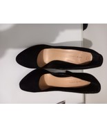 Womens Shoes New Look  Size 6 UK Suede Black Heels - £21.18 GBP