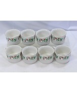 Gibson Everyday Christmas Charm Holly Berry Cups  Lot of 8  Xmas - $261.51 MXN