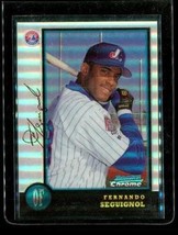 Vintage 1998 Bowman Chrome Refractor Baseball Card #394 Fernando Seguignol Expos - £11.56 GBP