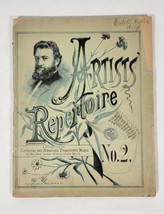 1888 Artists Repertoire Antique Sheet Music - £96.47 GBP