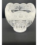 Vintage Lead Crystal Southern Garden Candy Dish by Oneida Germany - $9.70