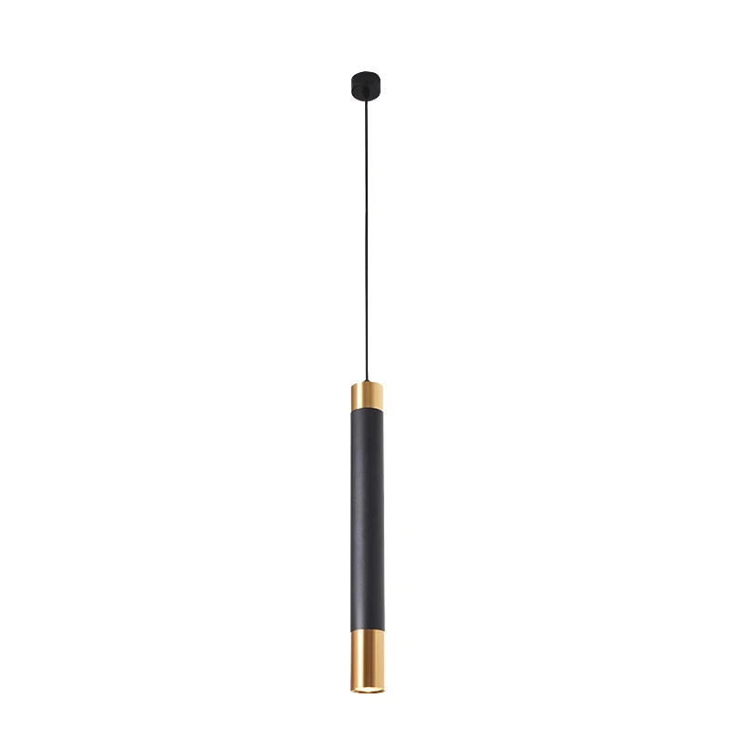 Nordic Dimmable LED AC220v 7W 12W Pendant Lamp Long  Decoration Cylinder Pipe Li - £134.35 GBP