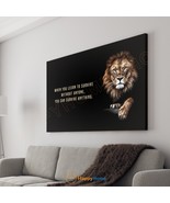 Lion Survive Wall Art Life Philosophy Quotes Motivational Print Art Decor -P951 - $24.65 - $215.60